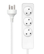 Microconnect MC-GRU0301DKW base múltiple 1 m 3 salidas AC Blanco (3)