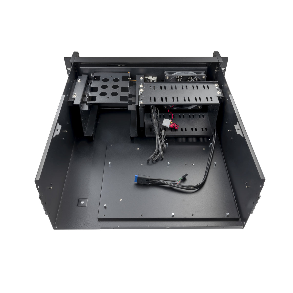 TooQ RACK-406N-USB3 armario rack Bastidor de pared Negro (8)