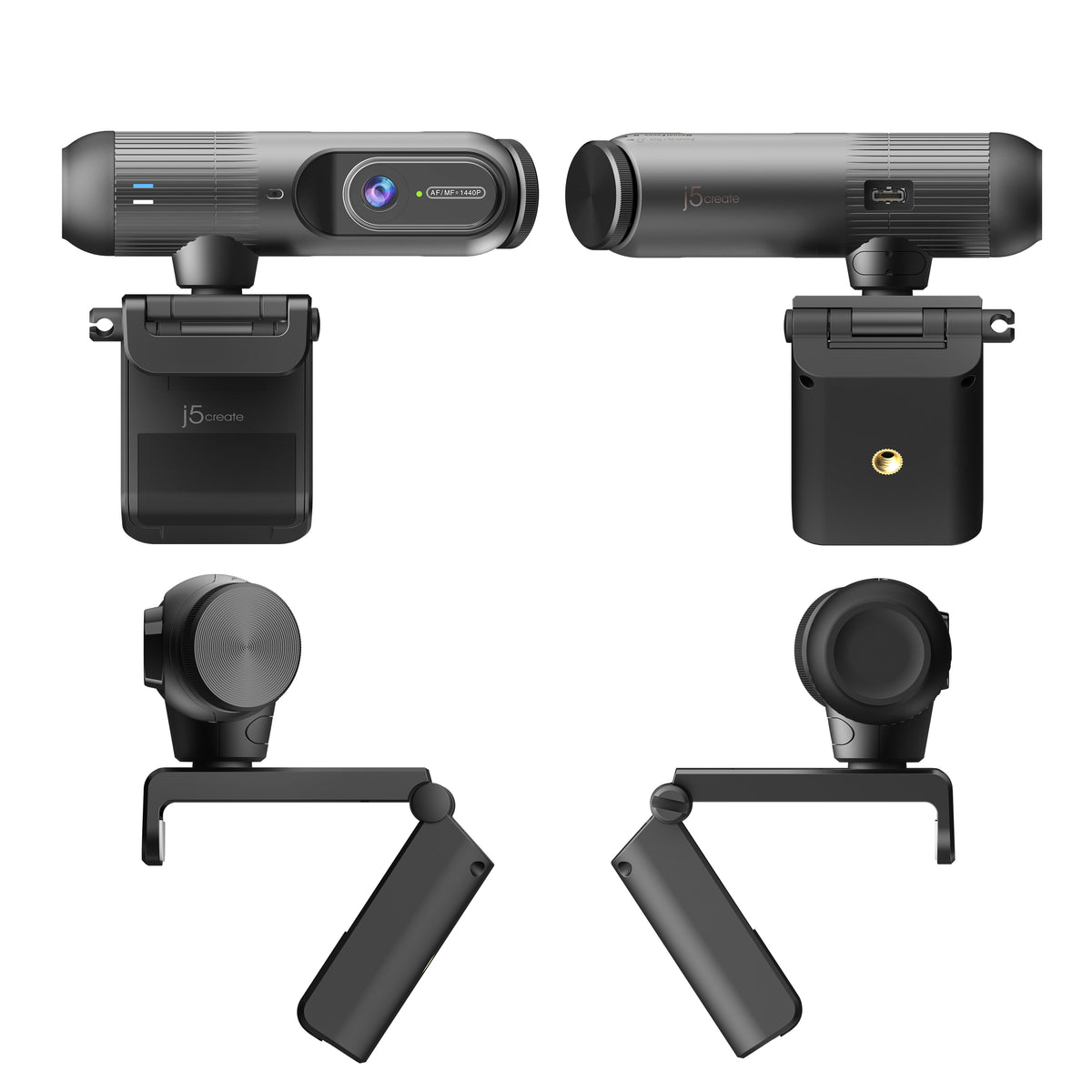 j5create JVU302 cámara web 5 MP 2560 x 1440 Pixeles USB-C Negro (4)
