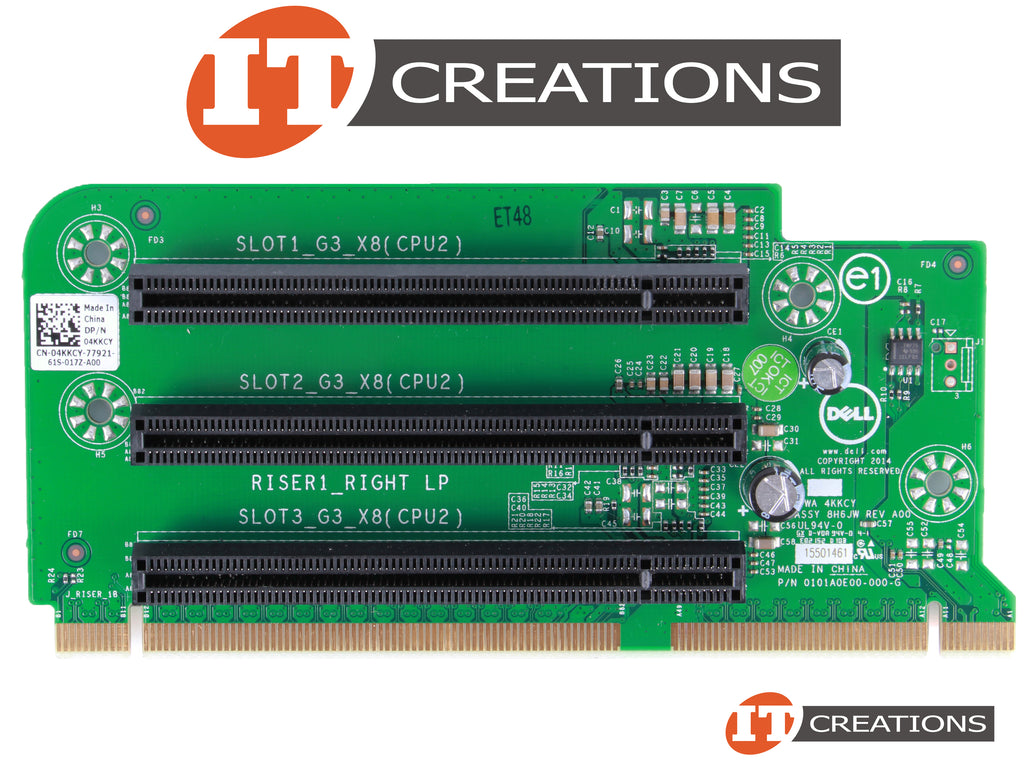 Dell R730 CPU-2 PCI-E 3-SLOT RISER 4KKCY-RFB – Reacondicionado (4)
