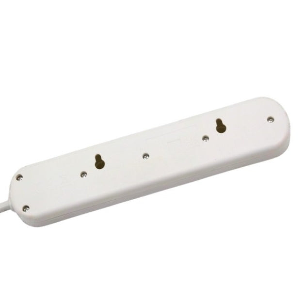 2M 4 WAY alargador de alimentación - UK PLGTO4 UKSOCKET MAIN BLOCK WH
