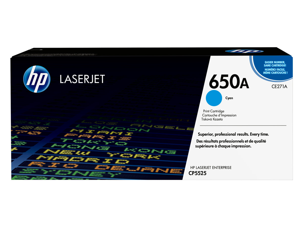 HP 650A Cyan Original LaserJet Toner Cartridge cartucho de tóner 1 pieza(s) (2)