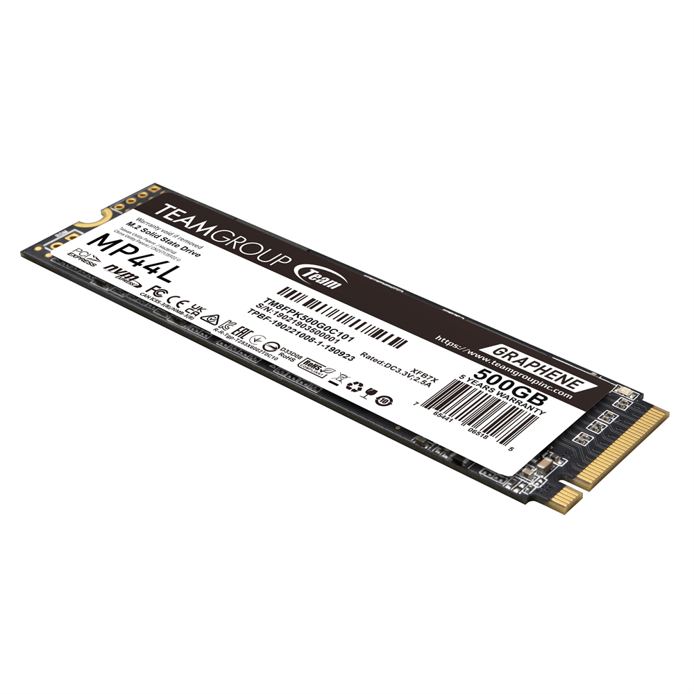 Team Group MP44L TM8FPK500G0C101 unidad estado sólido interna 500GB M.2