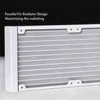 Chieftec ICEBERG 240-RGB-W Carcasa del ordenador Sistema de refrigeración líquida todo en uno 12 cm Blanco (5)