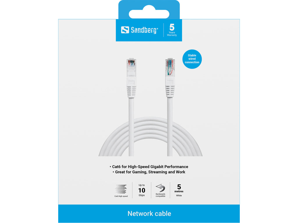 Sandberg 506-96 cable de red Blanco 500 m U/UTP (UTP) (3)