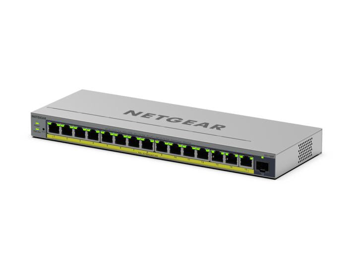NETGEAR GS116EP Gestionado L2/L3 Gigabit Ethernet (10/100/1000) Energía sobre Ethernet (PoE) Gris (3)