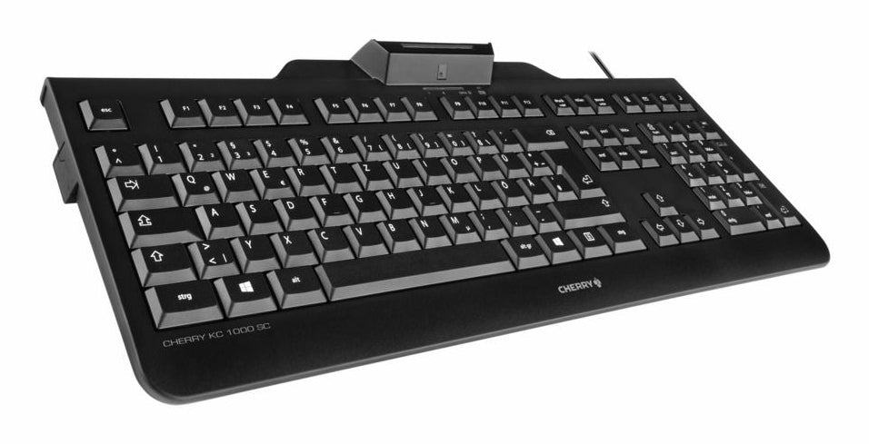 CHERRY JK-A0100US-2 teclado Mantenimiento USB QWERTY Inglés de EE. UU. Negro (3)