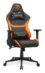 COUGAR CGR-AO2 Asiento acolchado tapizado Negro, Naranja (2)