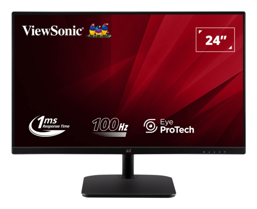 Viewsonic VA2432-H-2 pantalla para PC 61 cm (24") 1920 x 1080 Pixeles Full HD LED Negro