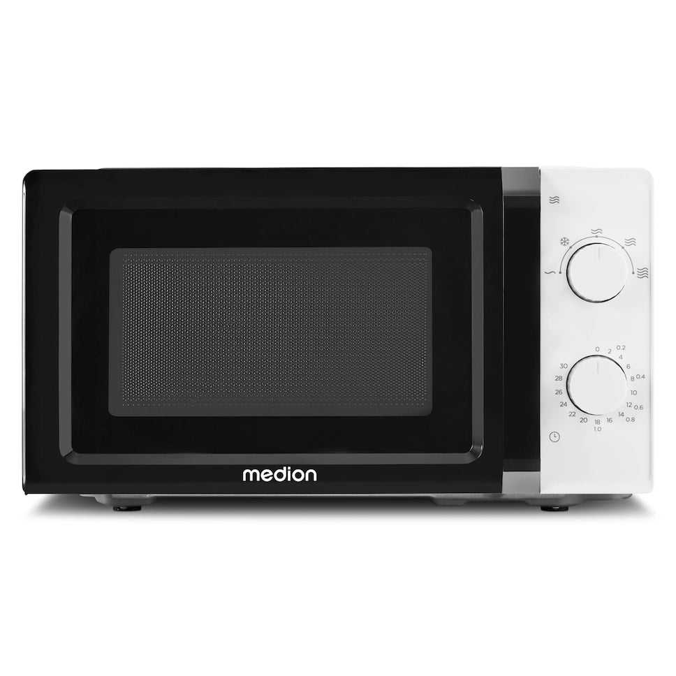 MEDION MD 11475 Negro, Blanco Solo microondas Encimera 20 L 700 W