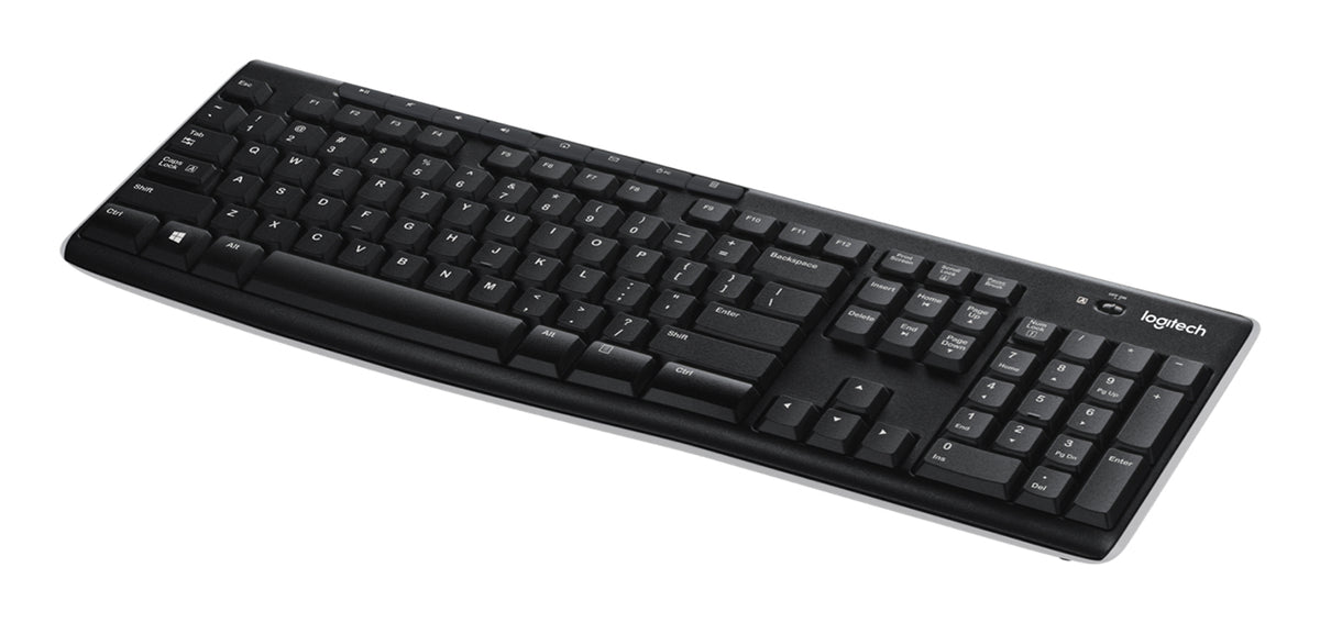Logitech K270 teclado RF inalámbrico QWERTZ Alemán Negro (6)