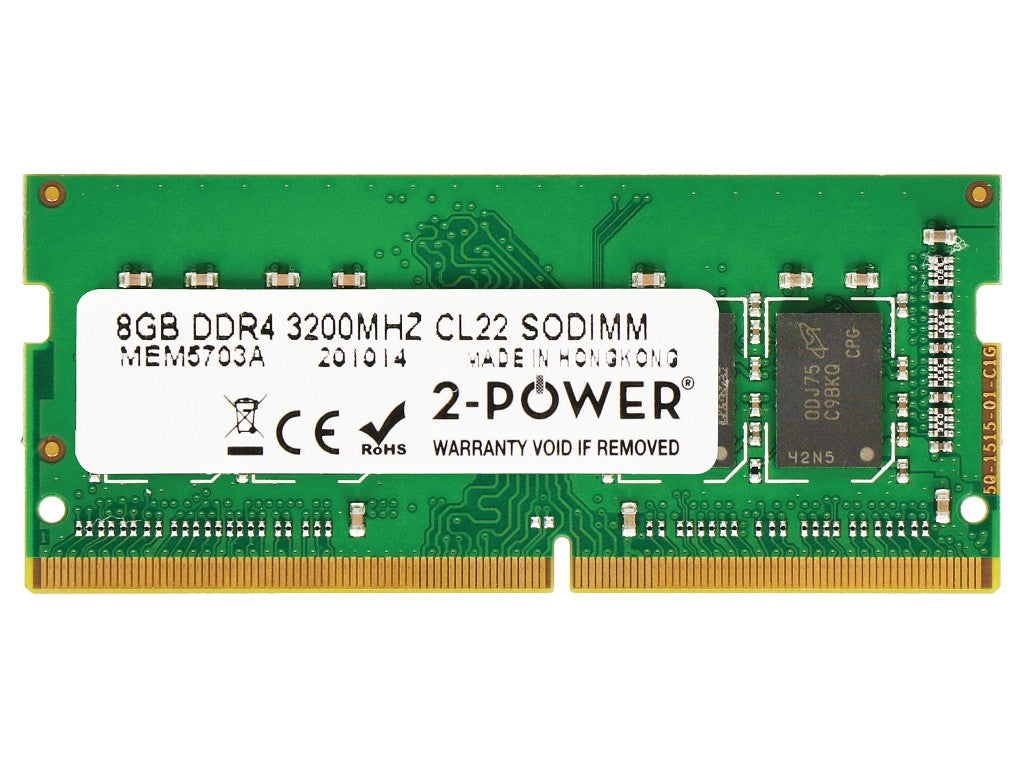 2-Power MEM5703A módulo de memoria 8 GB 1 x 8 GB DDR4 260-pin SO-DIMM