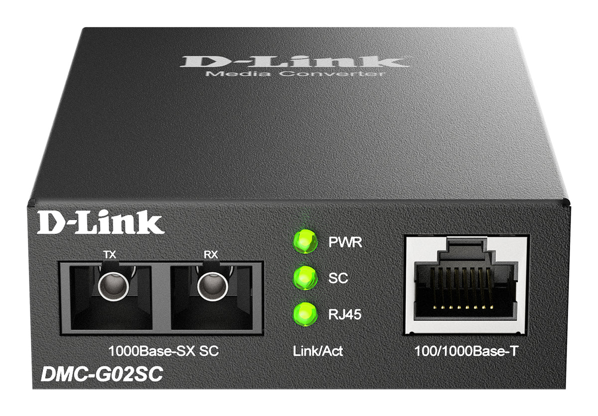 D-Link DMC-G02SC/B convertidor de medio 1000 Mbit/s Multimodo (2)