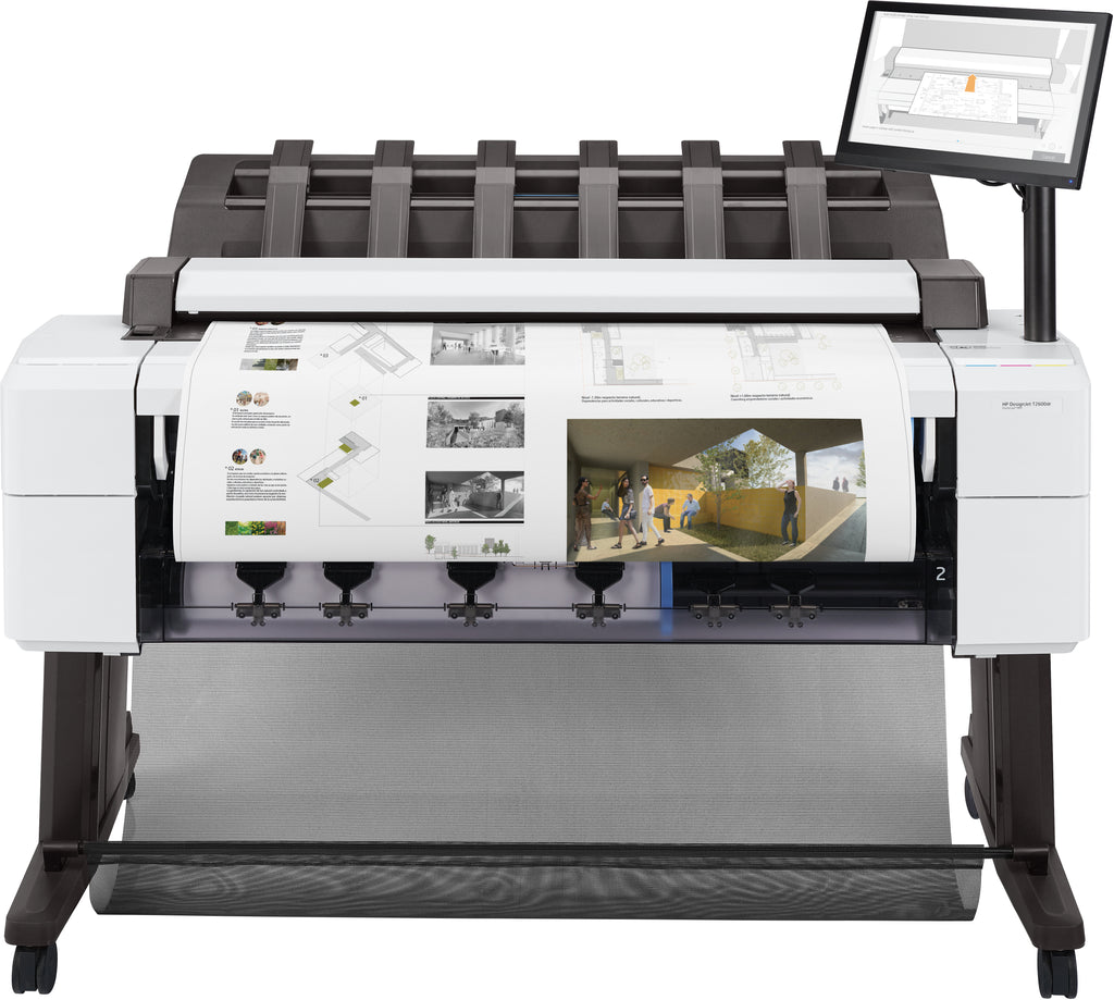 HP Designjet T2600 36-in PostScript Multifunction Printer impresora de gran formato Inyección de tinta térmica Color 2400 x 1200 DPI A0 (841 x 1189 mm) Ethernet (3)