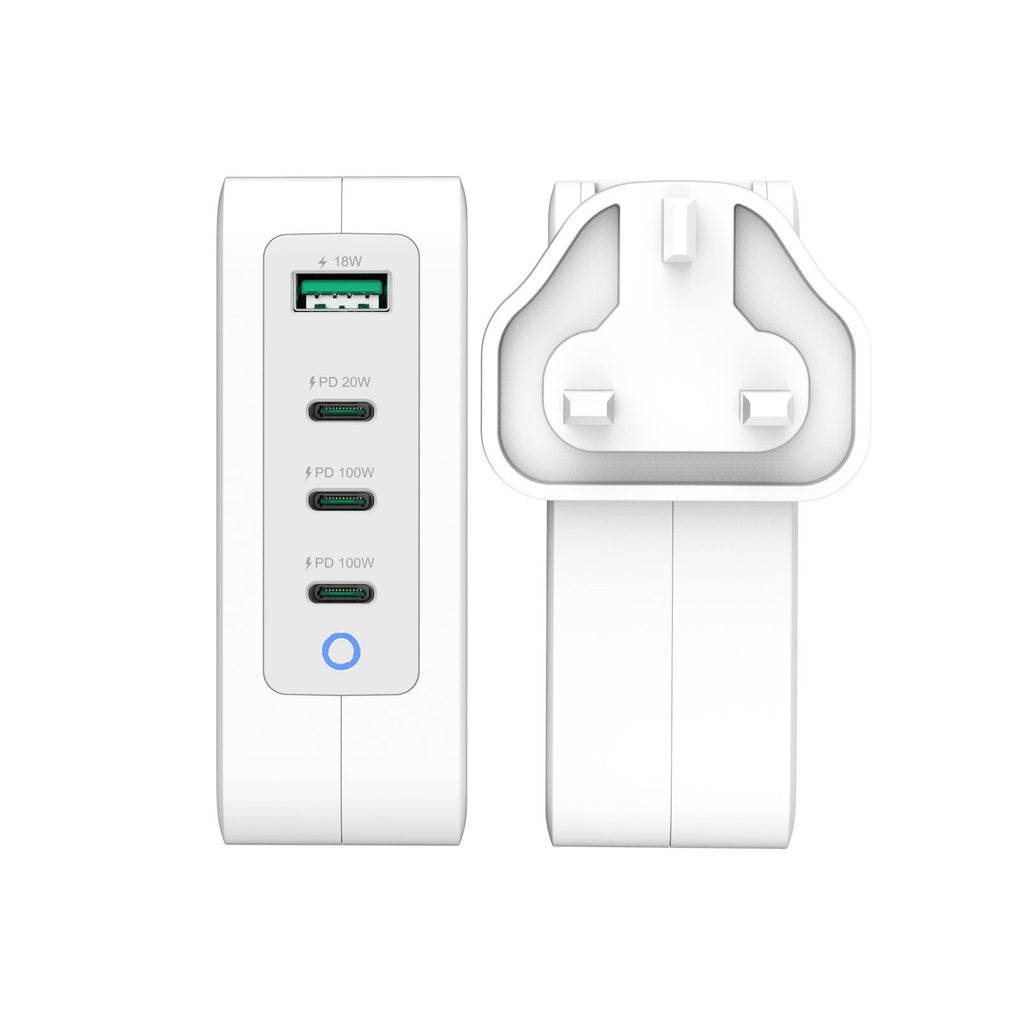 j5create JUP43130F-FN cargador de dispositivo móvil Ordenador portátil, Teléfono móvil, Consola de juegos portátil, Reloj inteligente, Tableta Gris, Blanco Carga rápida Interior (3)