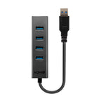 Lindy 43324 hub de interfaz USB 3.2 Gen 1 (3.1 Gen 1) Type-A 5000 Mbit/s Negro (3)