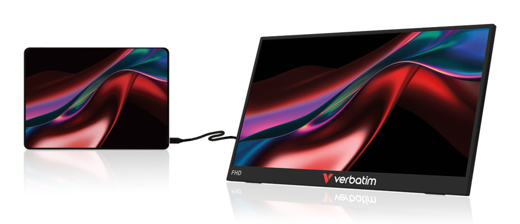 Verbatim Portable 14" FHD Touch Monitor LIGHT Monitor portátil Negro 35,6 cm (14") LCD 1920 x 1080 Pixeles (5)