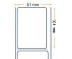 Labels, Zebra, Sintético, Z-Ultimate 3000T Blanco, An: 50.8 mm, Al: 101.6 mm, L: 200 mm, C: 76 mm 3013118-T