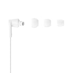 Auriculares internos con micro - en oreja - cableado - USB-C - aislamiento de ruido - blanco