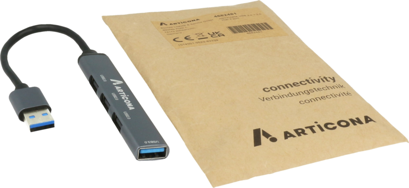 Hub USB ARTICONA 2.0 + 3.0 4 puertos (5)