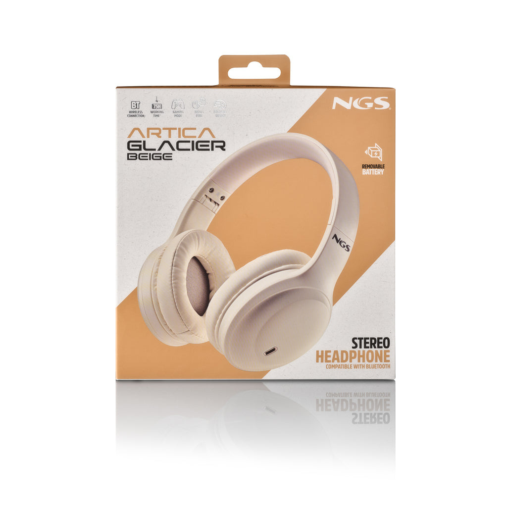 NGS ARTICA GLACIER BEIGE Auriculares Inalámbrico y alámbrico Diadema Llamadas/Música/Deporte/Uso diario Bluetooth (7)