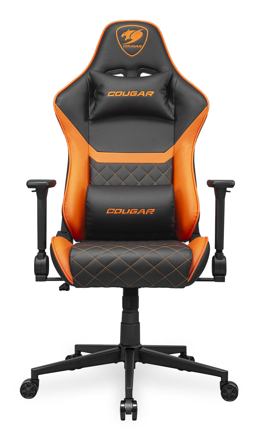 COUGAR CGR-AO2 Asiento acolchado tapizado Negro, Naranja