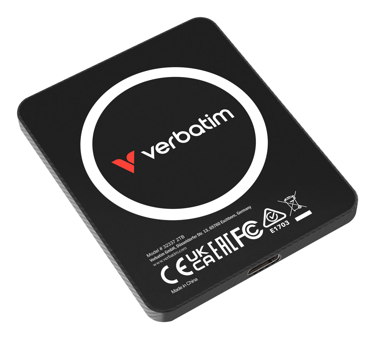Verbatim SnapBack Ultra Slim SSD 2TB USB Tipo C USB 3.2 Gen 2x2 Negro (2)
