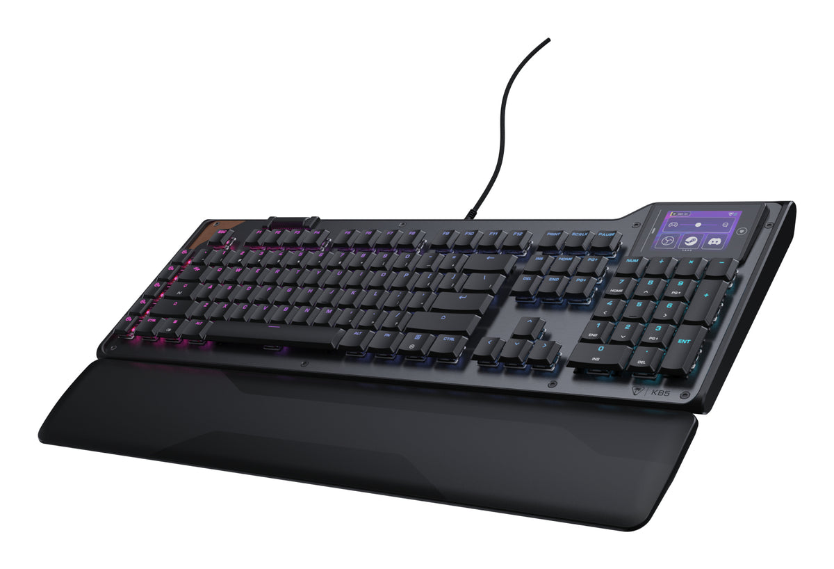 Turtle Beach Command Series KB5 teclado Juego USB QWERTY Inglés del Reino Unido Negro