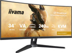 iiyama G-MASTER GCB3486WQSCP-B1 pantalla para PC 86,4 cm (34") 3440 x 1440 Pixeles UltraWide Quad HD Negro (6)