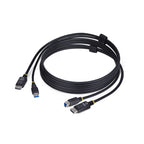 StarTech.com DU1226-KVM-CABLE cable para video, teclado y ratón (kvm) Negro
