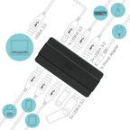 i-tec U3HUB742 hub de interfaz USB 3.2 Gen 1 (3.1 Gen 1) Type-B 5000 Mbit/s
