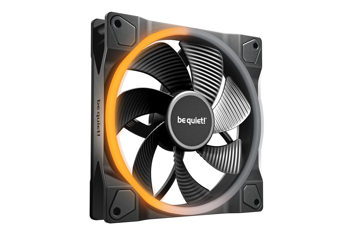be quiet! Light Wings 140 mm PWM Reverse Black Carcasa del ordenador Ventilador