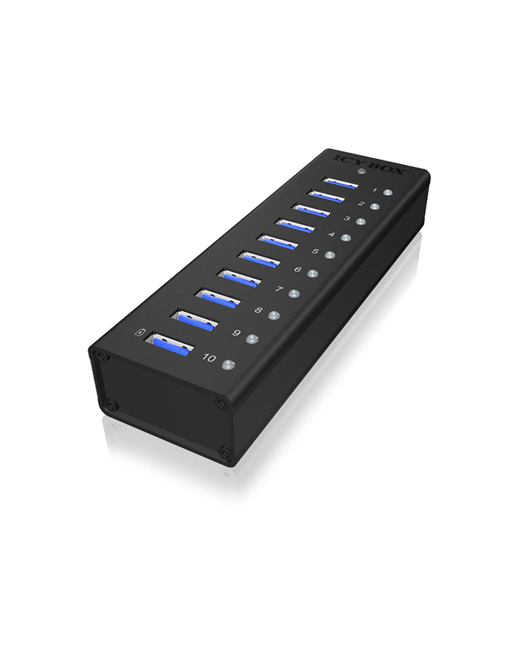 RaidSonic ICY BOX IB-AC6110 - hub - 10