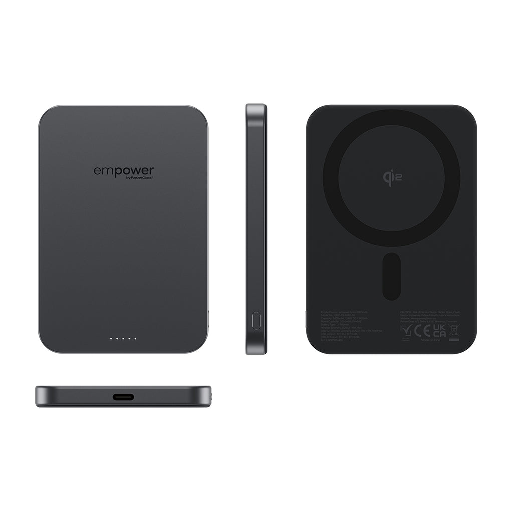 PanzerGlass empower™ by ® empower™ Bank | 5000mAh | Space Black Negro (5)