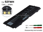 Dell 51Wh batería de iones de litio para XPS 52TWH