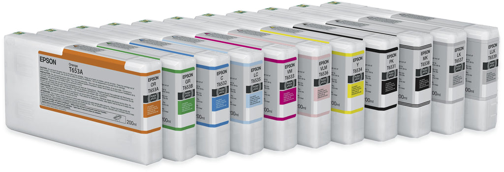 Epson T6539 Light Light Black Ink Cartridge (200ml) cartucho de tinta 1 pieza(s) Original Rendimiento estándar Negro (2)