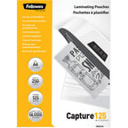 Lámina plastif. Fellowes A4 125µ 250 un. (3)