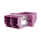 EFB Elektronik LFA095 adaptador de fibra óptica LC/LC Rosa, Blanco