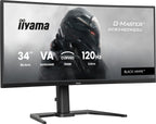 iiyama GCB3482WQSU-B1 pantalla para PC 86,4 cm (34") 3440 x 1440 Pixeles UltraWide Quad HD LED Negro