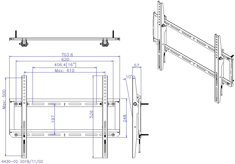 Soporte pared TV/gran formato ARTICONA (10)