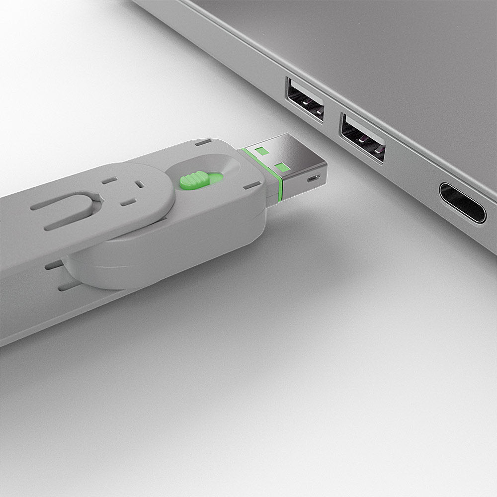 Lindy 40621 bloqueador de puerto Llave de bloqueador de puerto USB tipo A Verde Acrilonitrilo butadieno estireno (ABS) 1 pieza(s) (4)