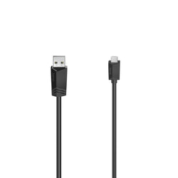 Hama 00200609 cable USB USB 2.0 3 m Micro-USB A USB A 0,48 Gbit/s Negro