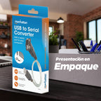 Manhattan 205146 cable de serie Negro, Transparente 0,45 m USB tipo A D-Sub (DB-9) (8)