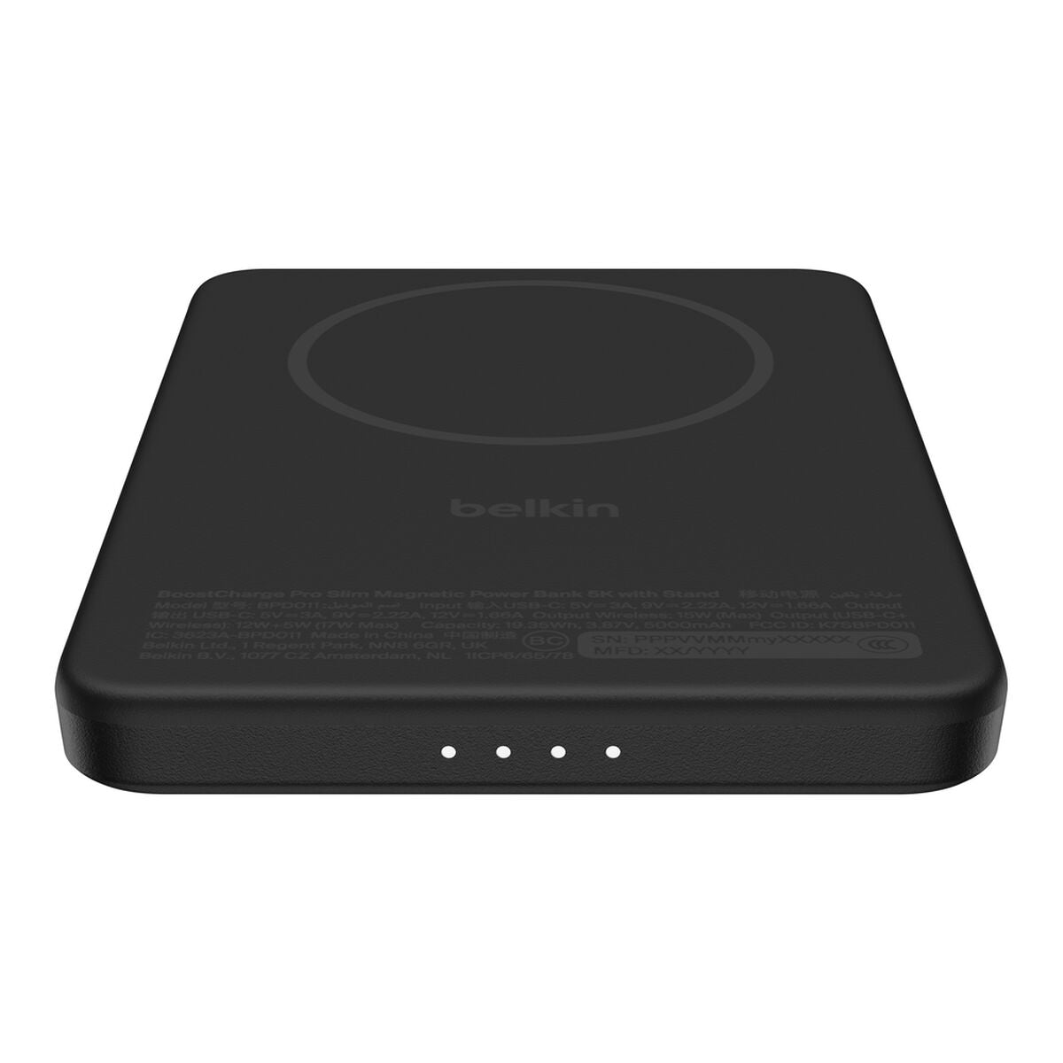 Belkin BPD011hqBK 5000 mAh Wireless charging Black (5K 15W SLIM WIRELESS POWERBANK BLACK)