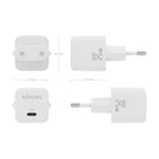 AISENS ASCH-25W1P012-W cargador de dispositivo móvil Universal Corriente alterna Carga rápida Interior (5)