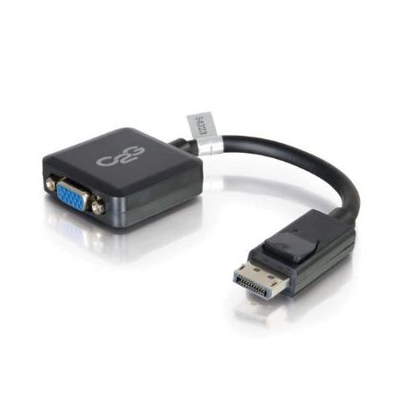 DP to VGA Adapter Converter - Black - M/F - Cable DisplayPort - DisplayPort (2)