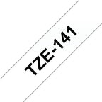 Brother TZE-141 cinta para impresora de etiquetas Negro sobre transparente (2)