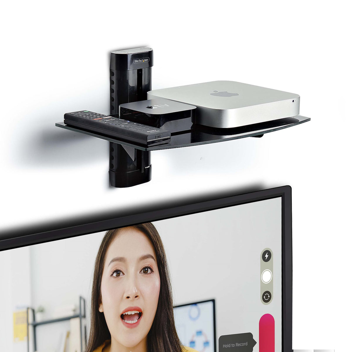 StarTech.com 1B-WALL-MOUNT-SHELF estante para equipo av