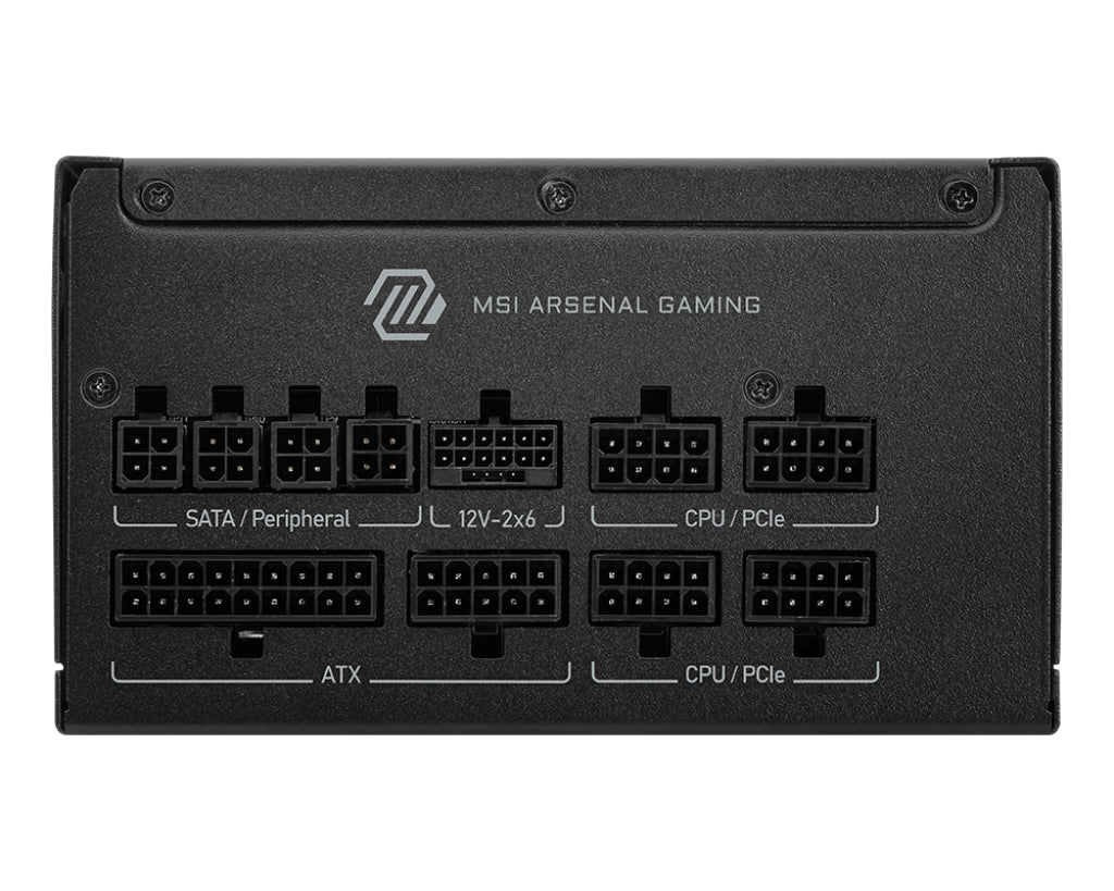 MSI MAG A1000GLS PCIE5 unidad de fuente de alimentación 1000 W 24-pin ATX ATX Negro (3)