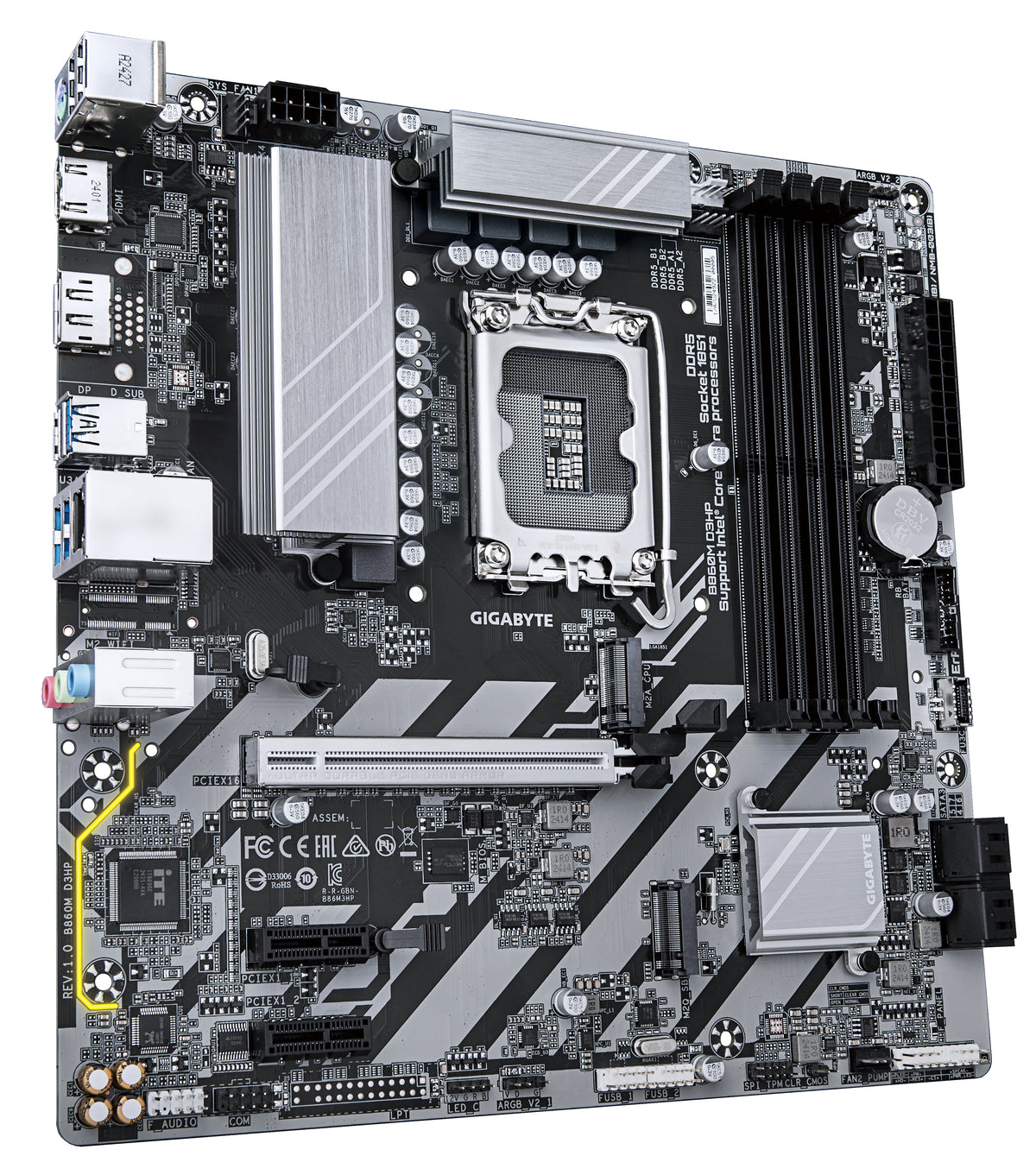 GIGABYTE B860M D3HP placa base Intel B860 LGA 1851 (Socket V1) micro ATX (4)